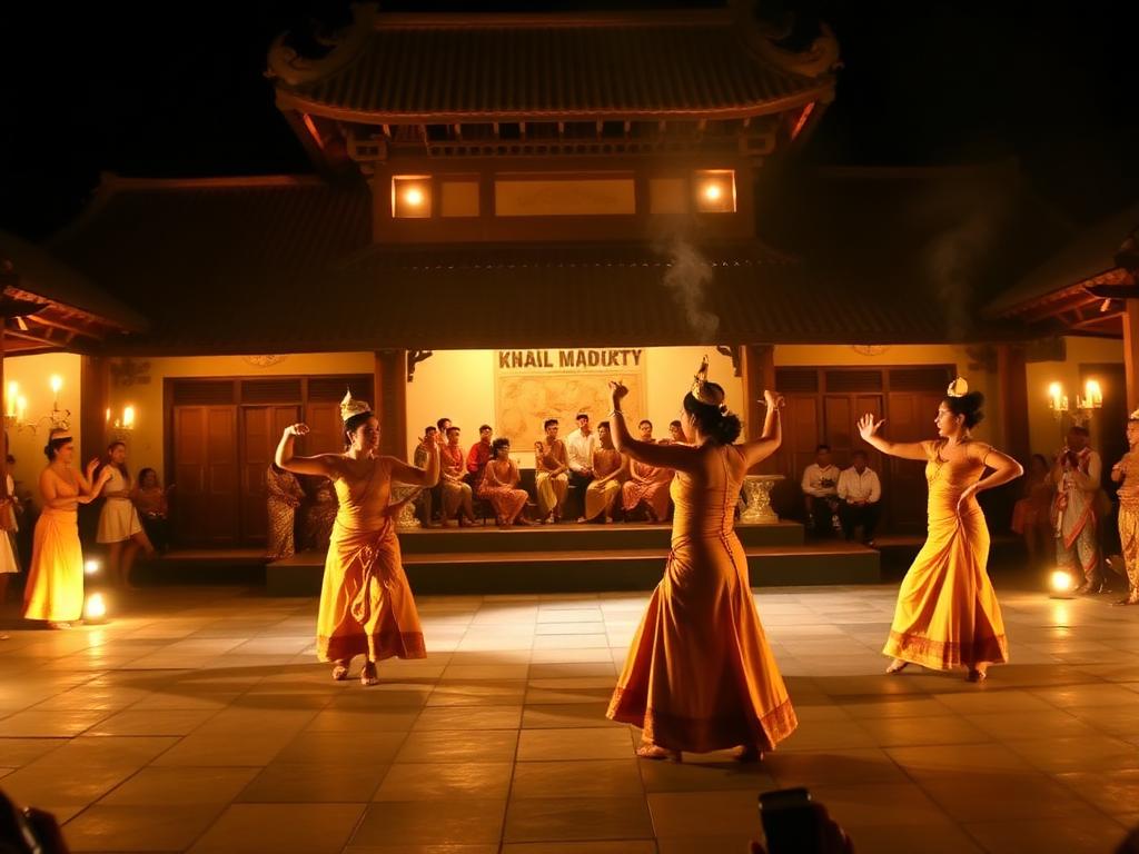 Traditional Balinese dance performance