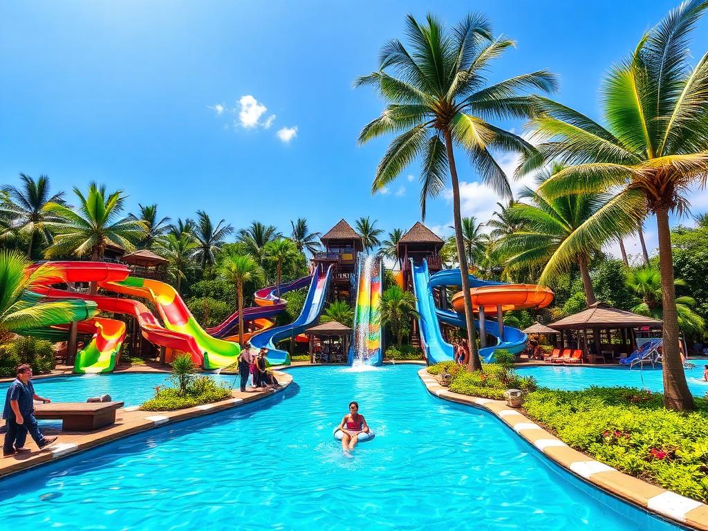 Bali Waterbom water park slides